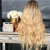 perruque blonde longue cheveux naturels arriere